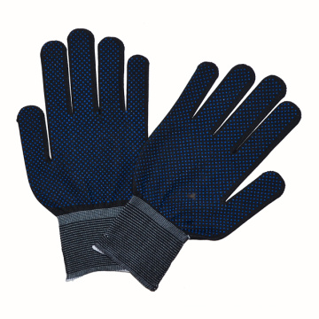 Gants en pointillé en PVC Points coton Gants de protection pour les mains